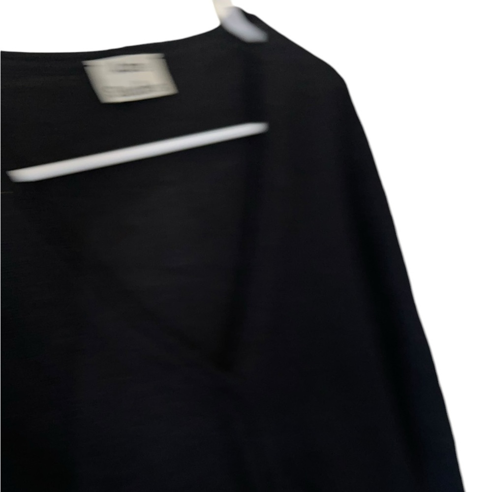 Acne Studios Jaden Black Alpaca Asymmetrical Top - Picture 5 of 12